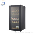 Cheap black compressor small wine refrigerator with storage